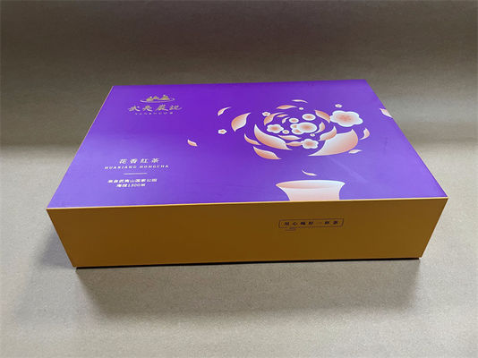 FSC Caixa de presentes cosméticos em papel brilhante Caixas de presentes personalizadas em papelão