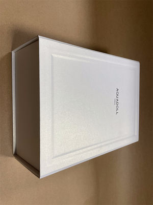 Caixa de papel dobrável ecológica Caixa de presente de papelão branco reciclável