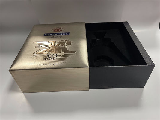 Caixas personalizadas de embalagem de vinhos de luxo 750 ml Caixa de vinho premium