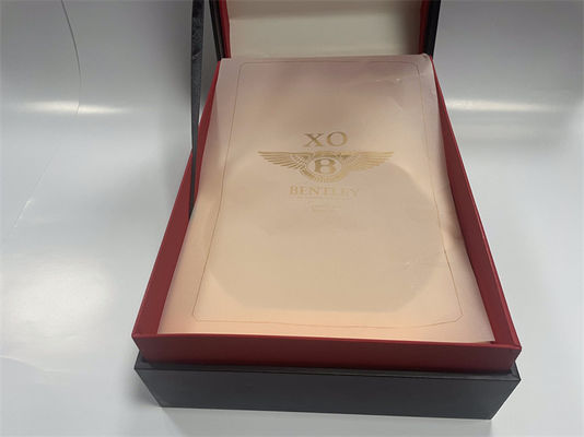Caixa de vinho vermelho de luxo Caixa de presente de vinho com revestimento de cetim