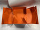 Caixa de papel laranja dobrável CMYK Caixa de cartão retangular com tampa