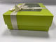 Caixa de macarrão verde com tampa clara Embalagem de macarrão biodegradável personalizada